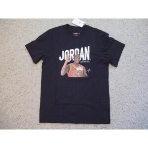 Air Jordan Wheaties T-Shirt Black Mens Medium Michael Jordan Bulls Nwt